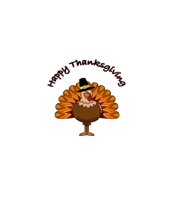 Thanksgiving Turkey Dark Light T-Shirt