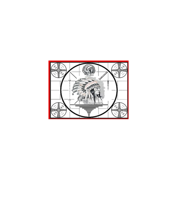 TV Test Pattern Indian Chief