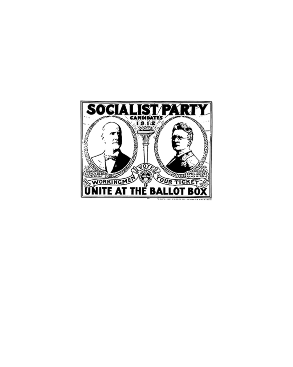 Vintage Eugene Debs Campaign Poster