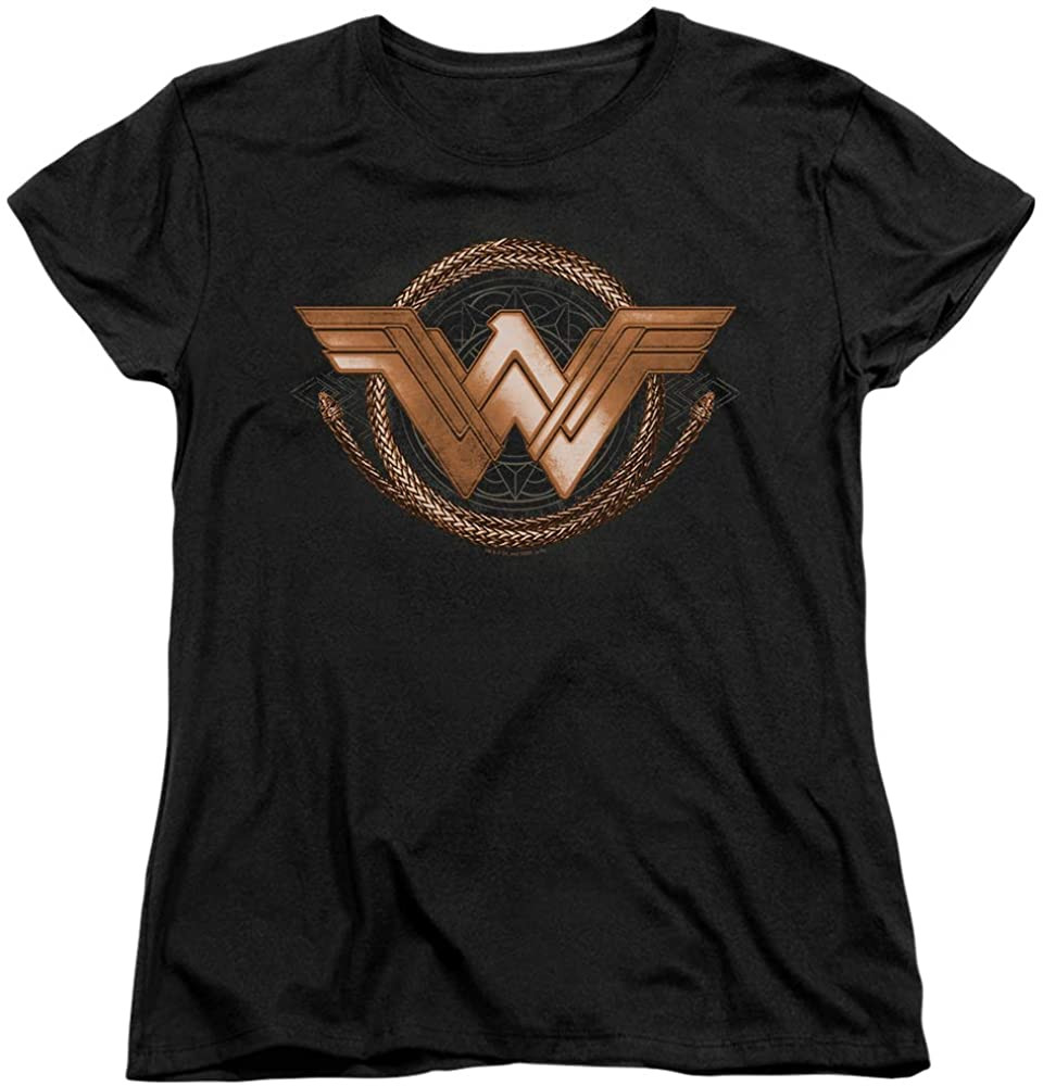 Classic Wonder Woman Lasso Of Truth Logo T-Shirt