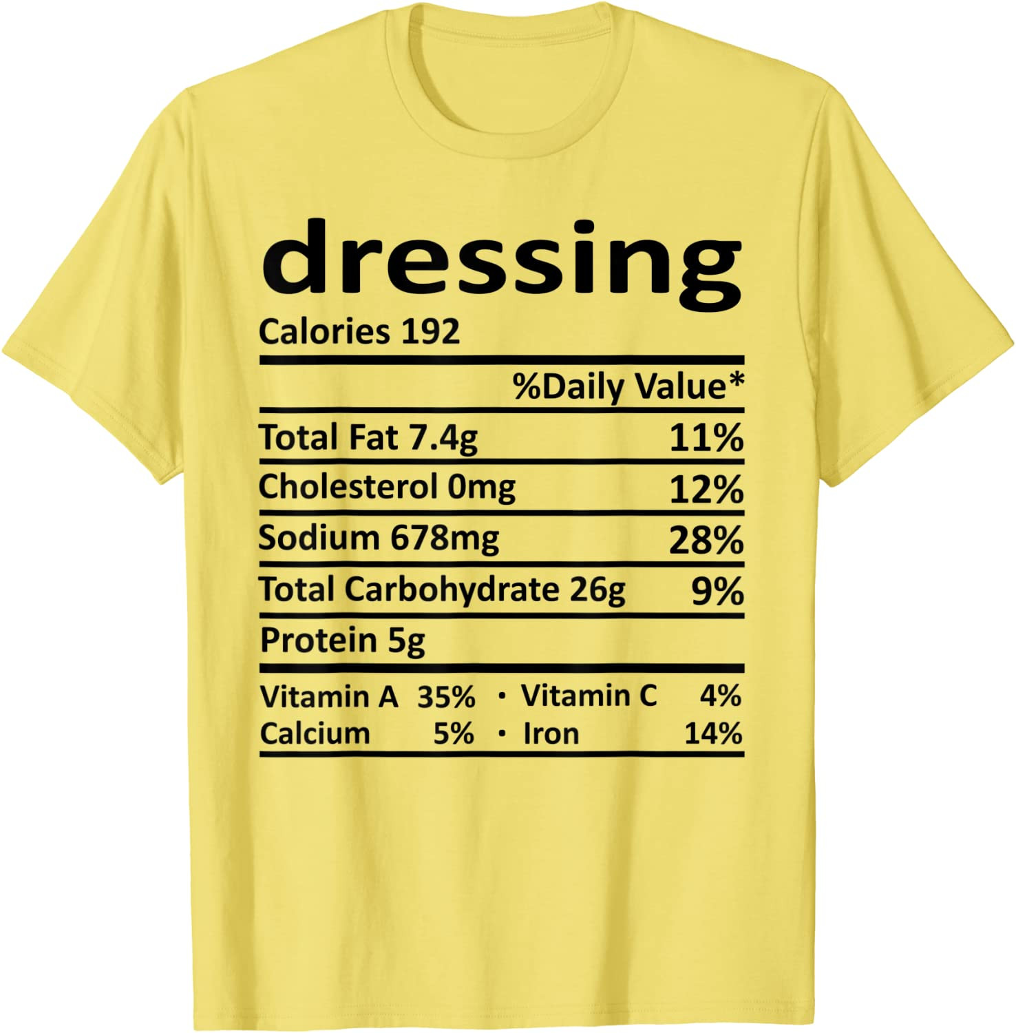 Dressing Nutrition T-Shirt