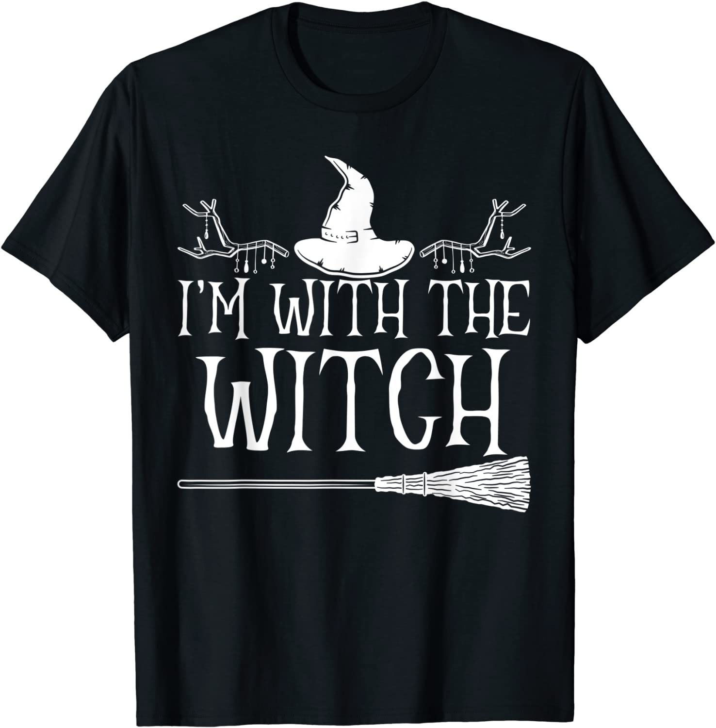 For A Couples Halloween Witches T-Shirt