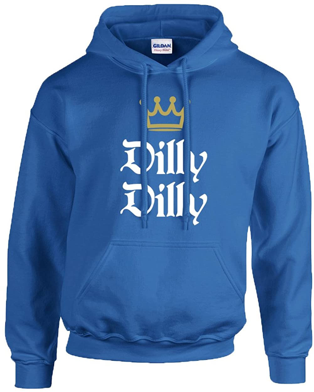 Funny Beer Drinking Dilly Dilly King Crown Outline T-Shirt