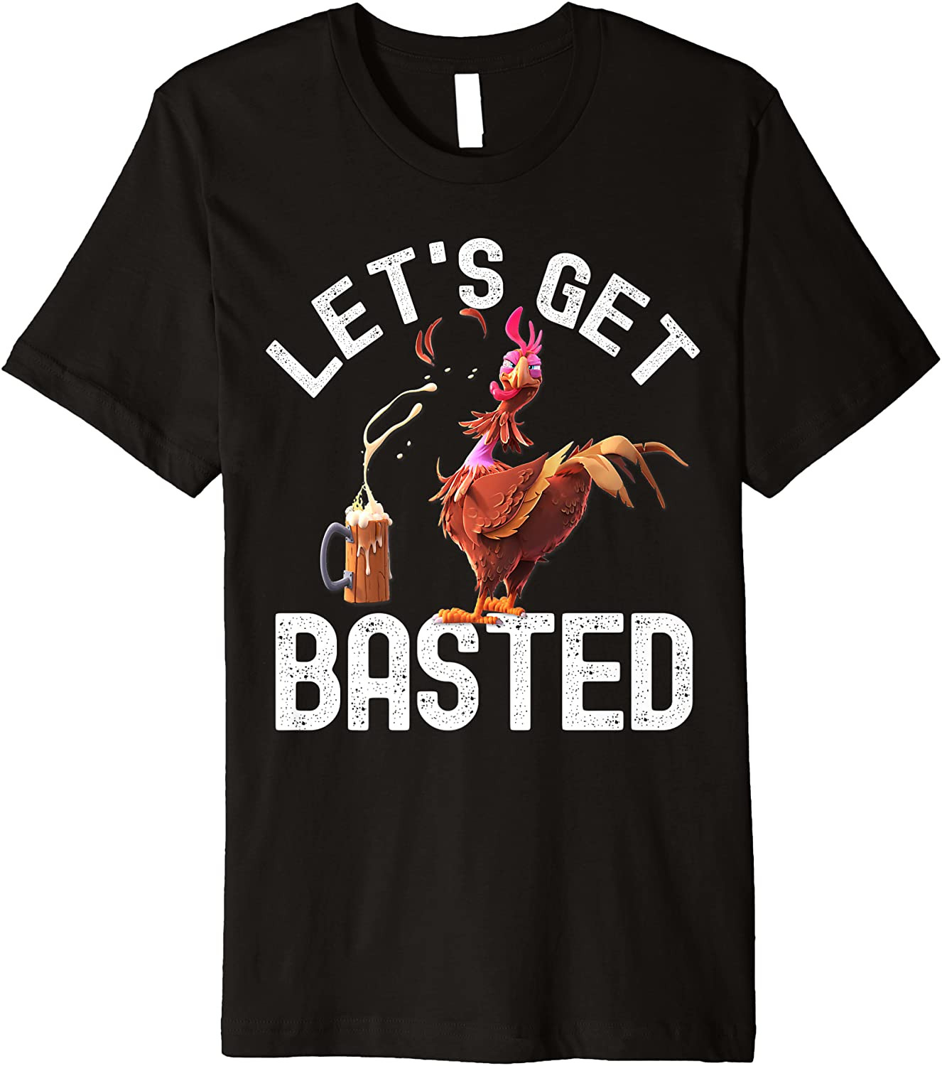 Funny Thanksgiving Holiday Costume Let's Get Basted T-Shirt