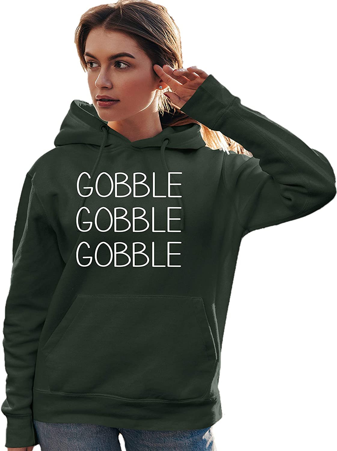 Gobble Gobble Gobble Thanksgiving Turkey Sweat T-Shirt