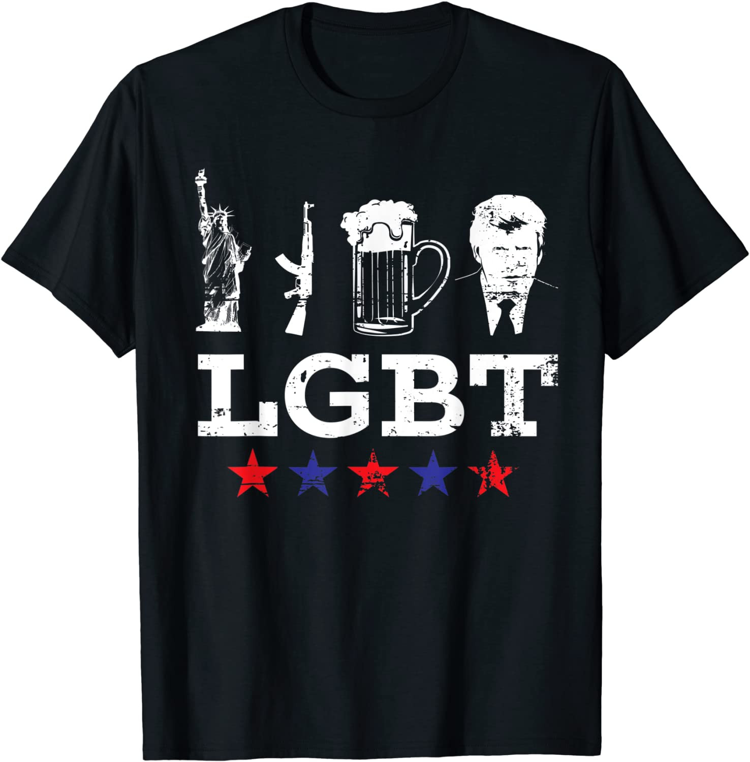 Guns Beer Trump  T-Shirt