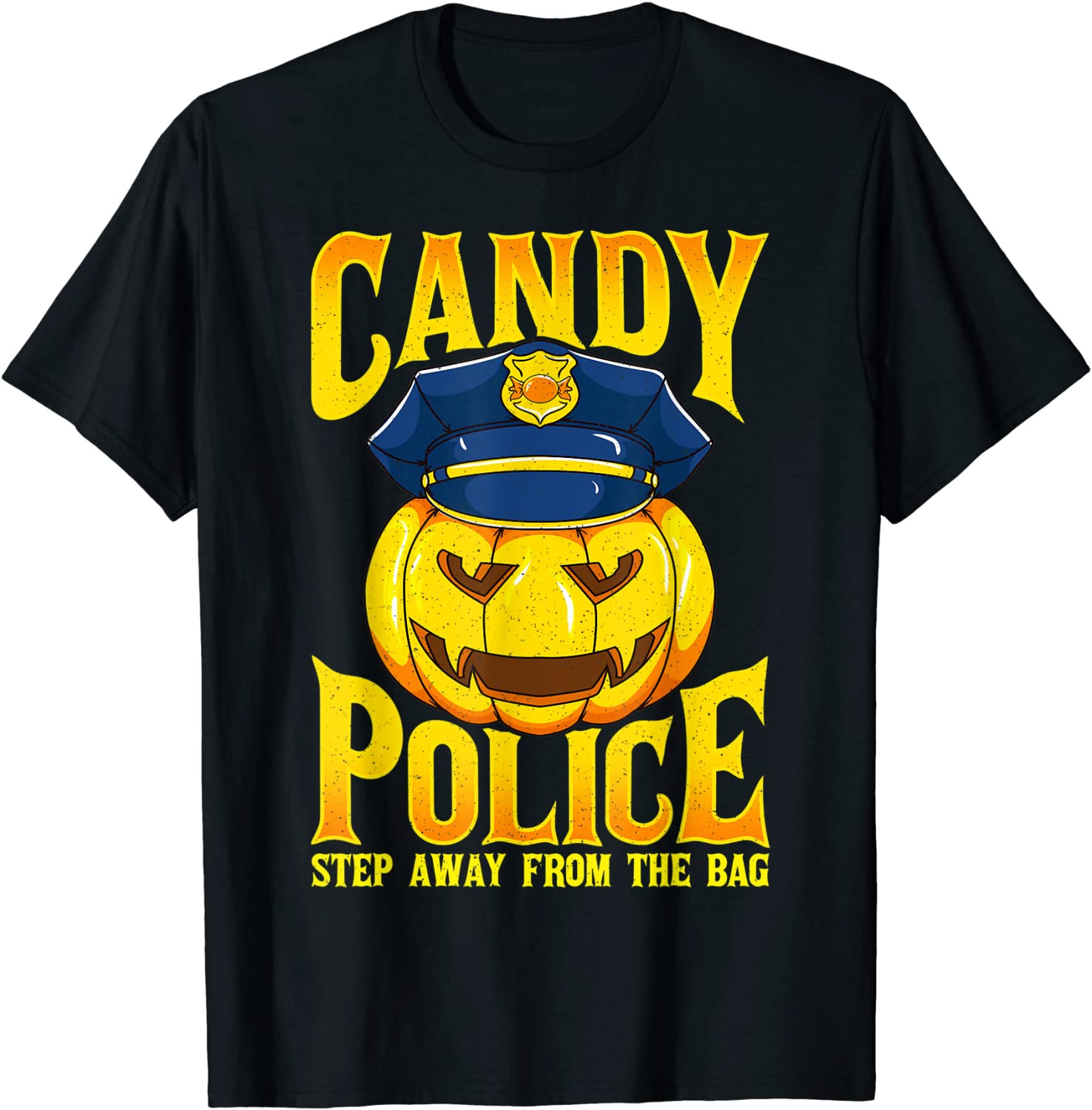 Halloween Candy Police Humor & T-Shirt