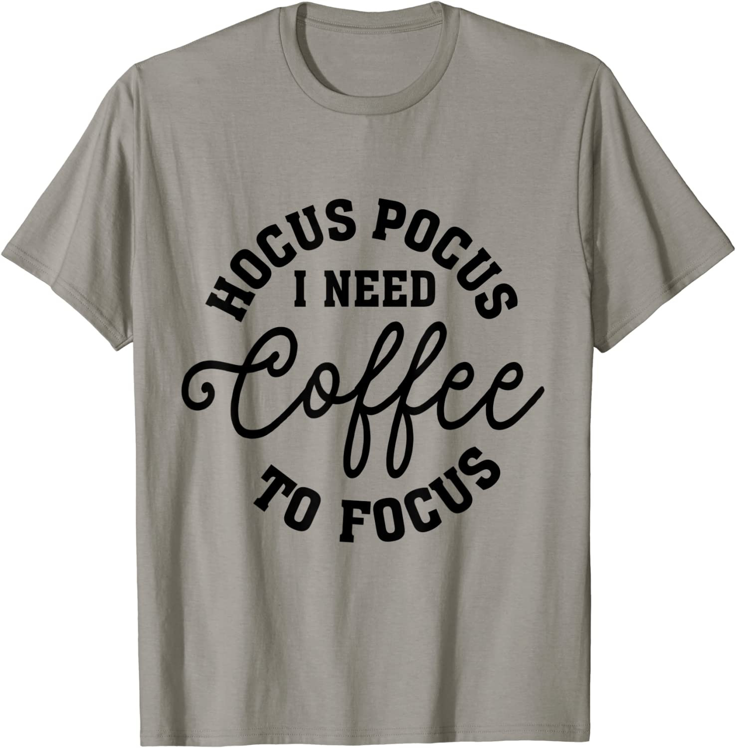 Halloween I Need Coffee To Focus T-Shirt