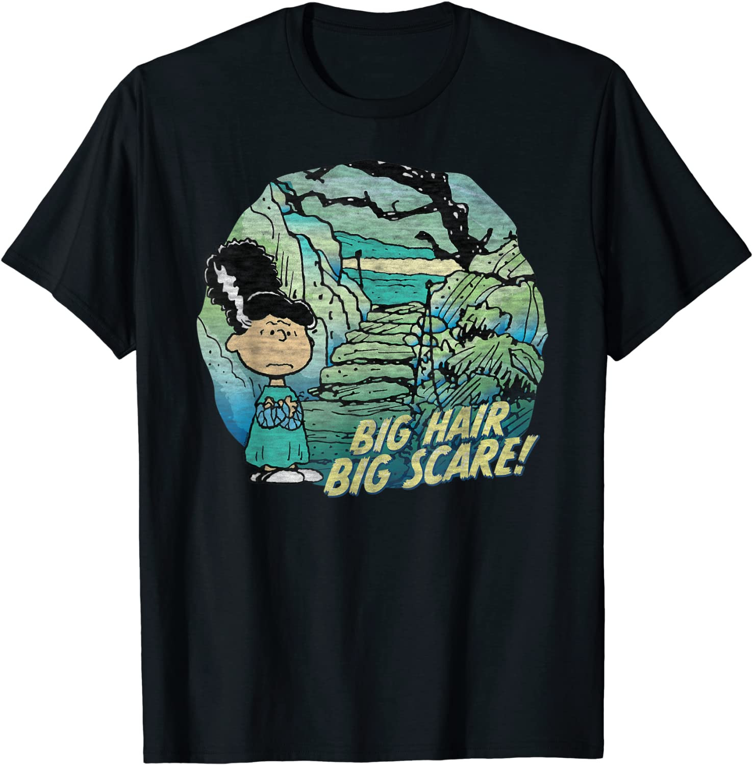 Halloween Lucy Big Hair Scare T-Shirt