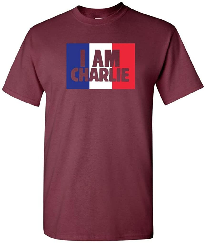 I Am Charlie Support France Flag DT T-Shirt