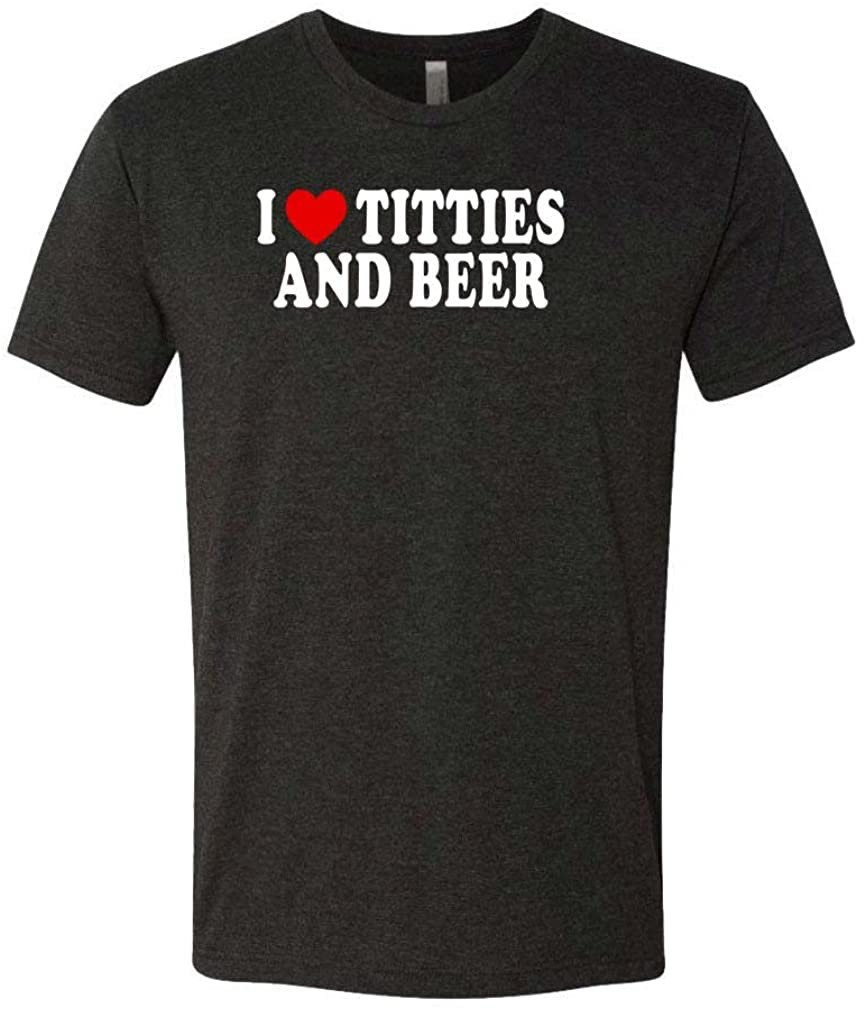 I Heart Titties And Beer - Love T-Shirt