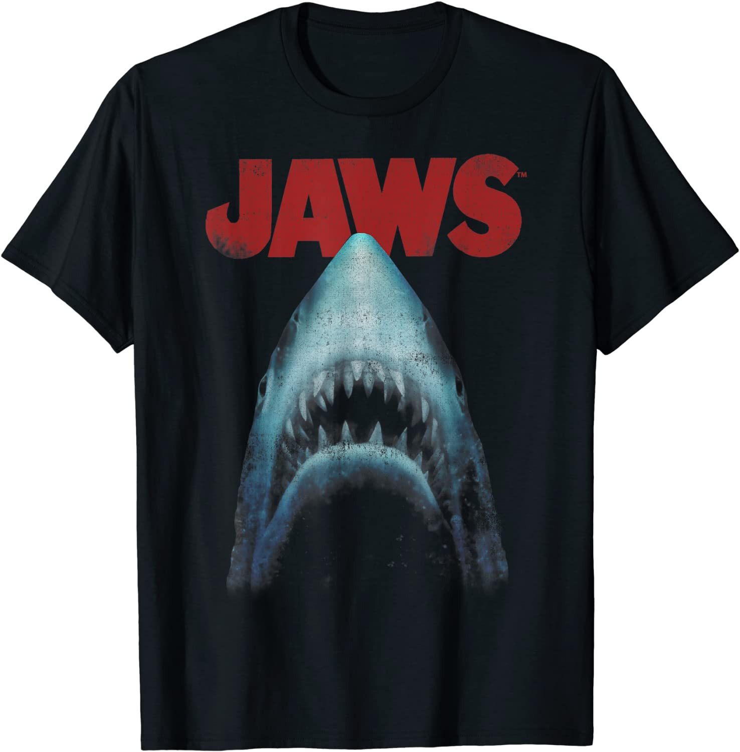 Jaws Classic Movie Poster Close-Up T-Shirt