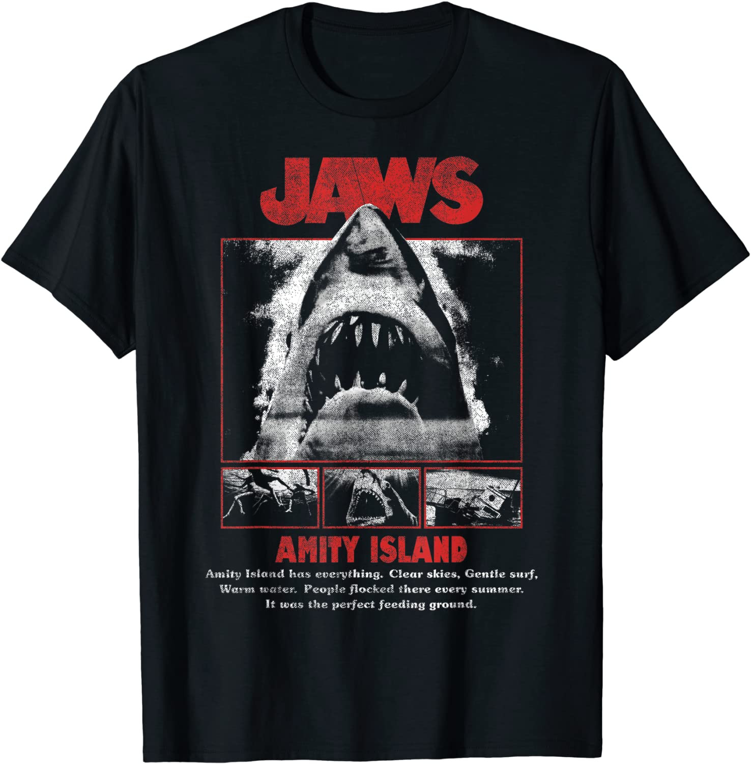 Jaws Movie Pop Poster T-Shirt