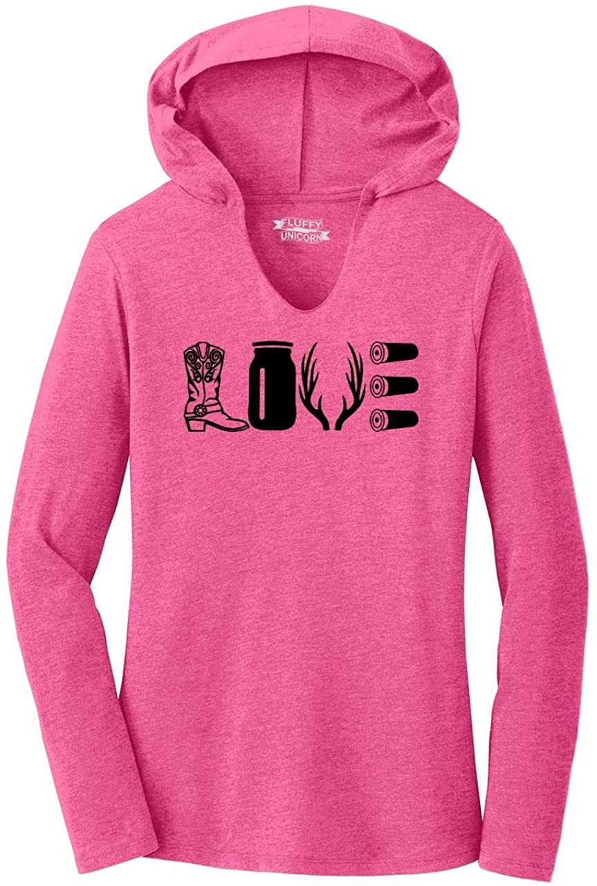 Ladies Love Hunting Hunter Country Redneck T-Shirt