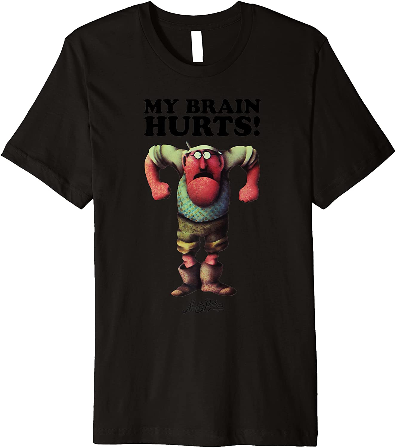 Monty Python Official Gumby My Brain Hurts T-Shirt
