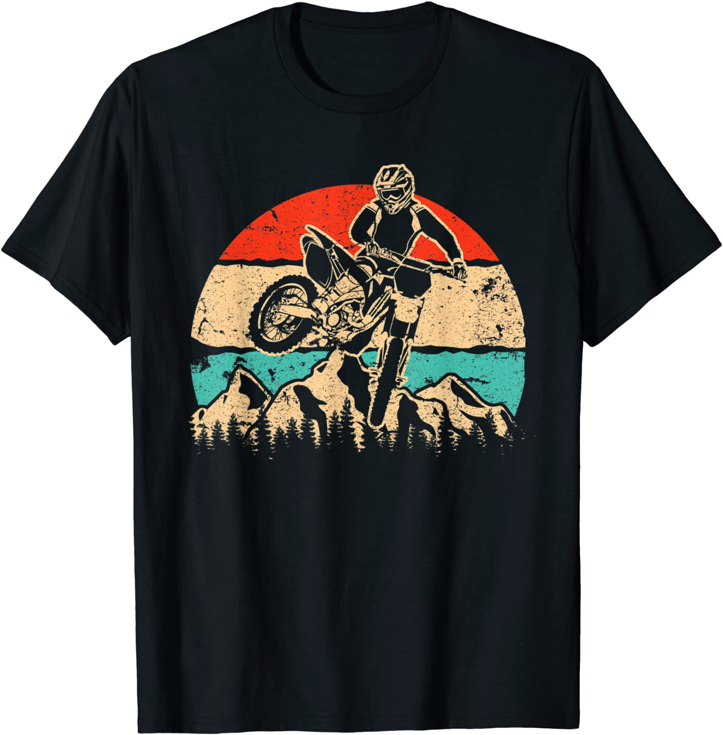 Motocross Vintage Dirt Bike Retro T-Shirt