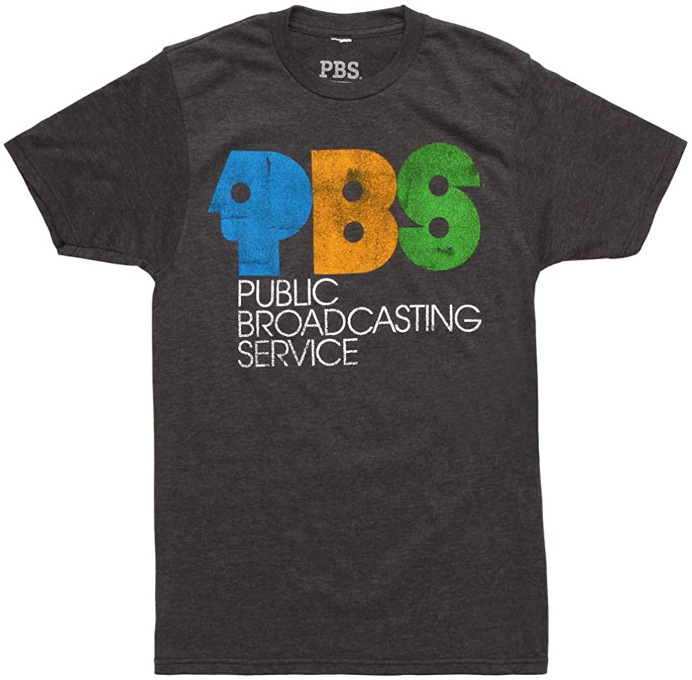 PBS Vintage Logo Distressed T-Shirt
