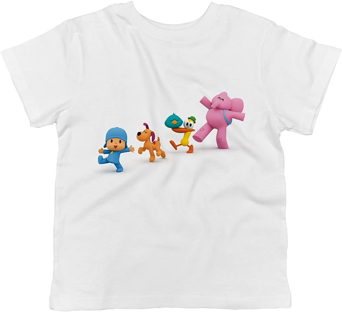 Pocoyo - Pocoyo, Loula, Pato, Sleepy Bird And Elly Marching Toddler T-Shirt