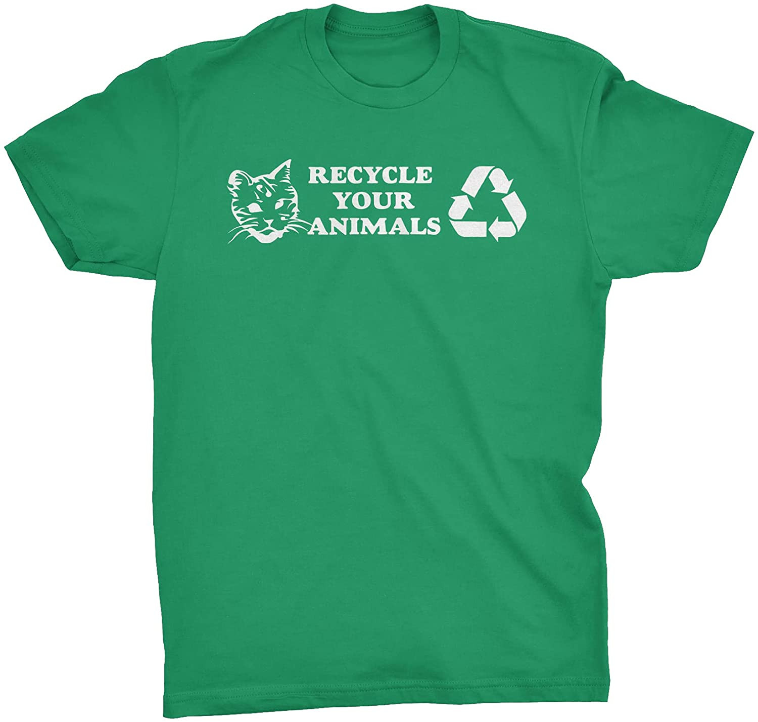 Recycle Your Animals - Project Mayhem - Vintage Movie Style Mens Graphic T-Shirt