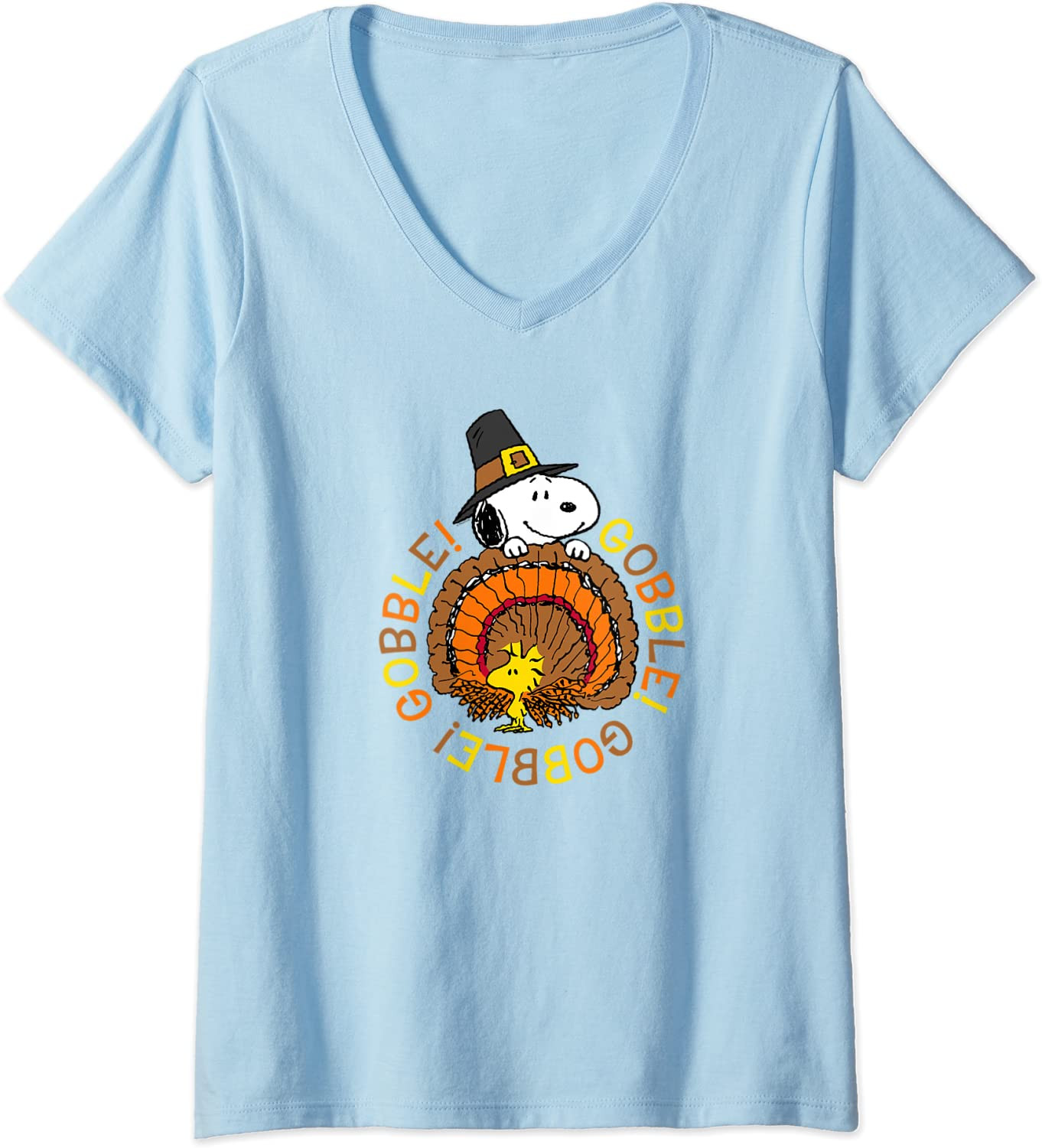 Snoopy And Woodstock Thanksgiving Gobble T-Shirt