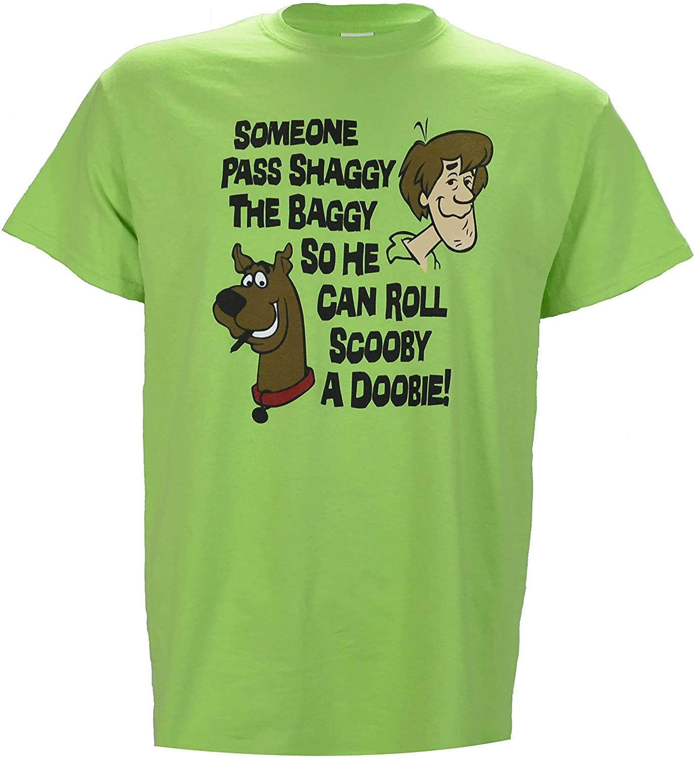 Someone Pass Shaggy The Baggy So He Can Roll Scooby A Doobie On T-Shirt