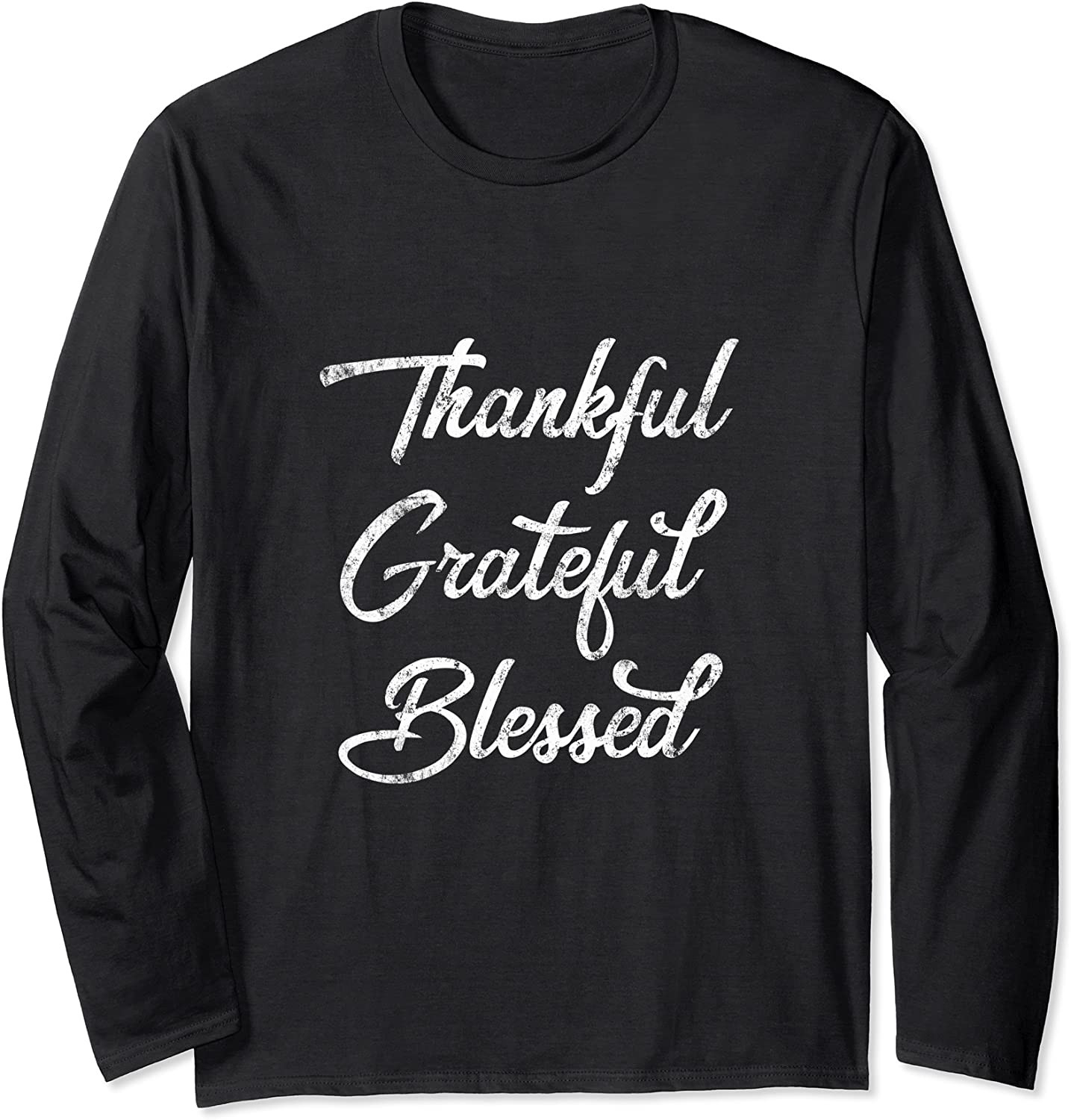 Thankful Grateful Blessed Thanksgiving T-Shirt