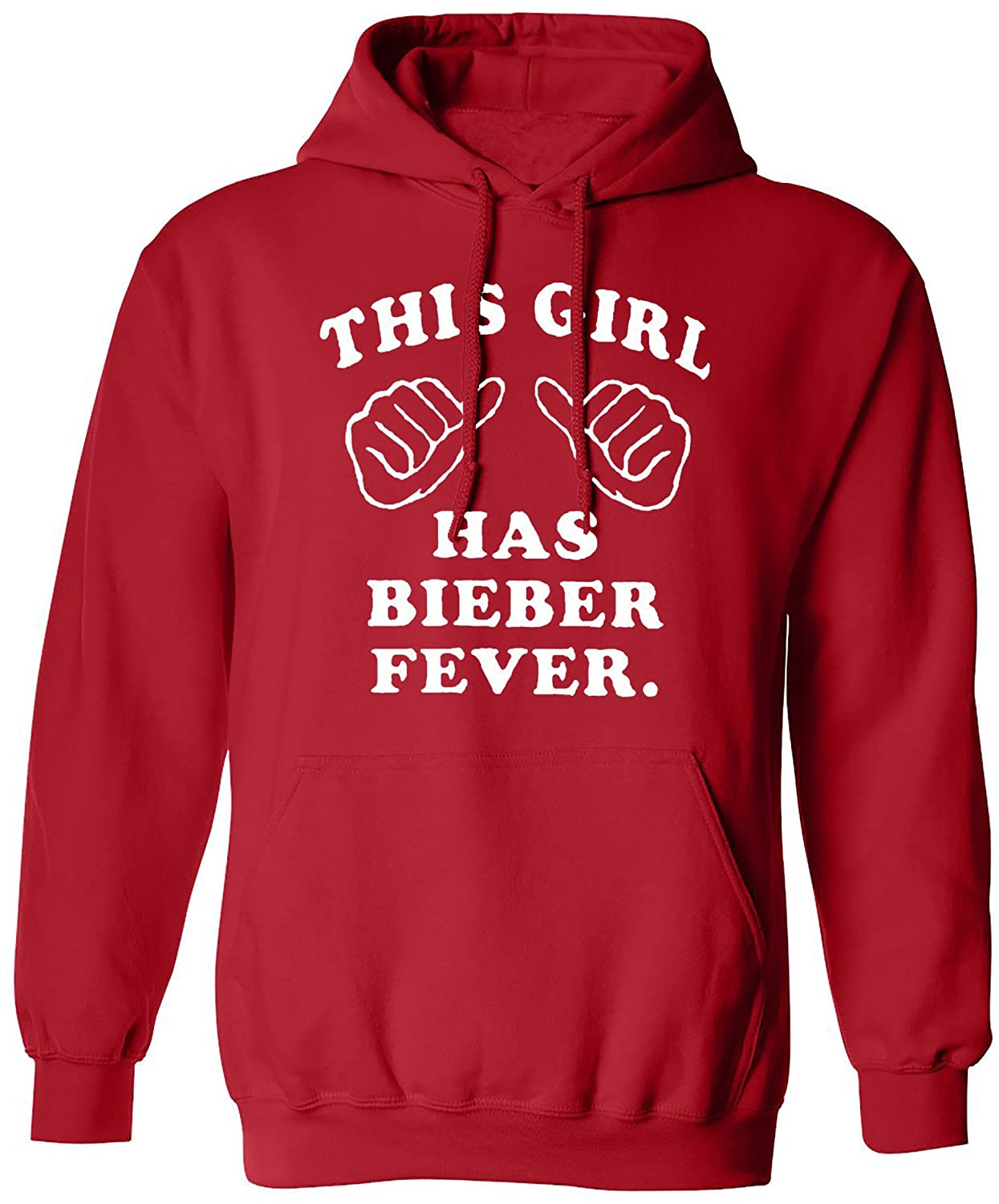 This Girl Has Bieber Fever Red Justin Sweat T-Shirt