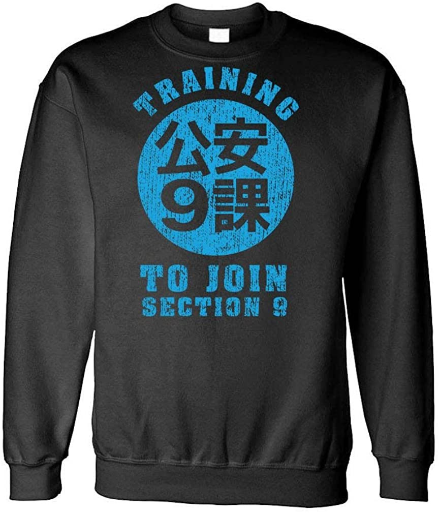 Training To Join Section 9 - Anime Sci Fi Movie - Fleece Sweat T-Shirt