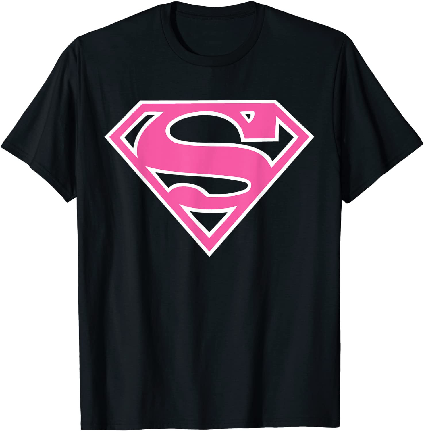 UCL DC Supergirl Logo Classic 01 Pink T-Shirt