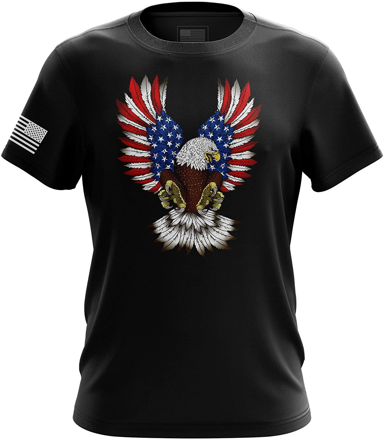 U.S Flag Patriotic Made In USA Mens T-Shirt