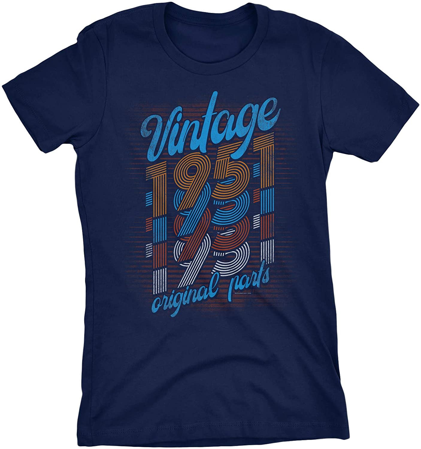 Vintage 1951 Original Parts - Retro Birthday  T-Shirt