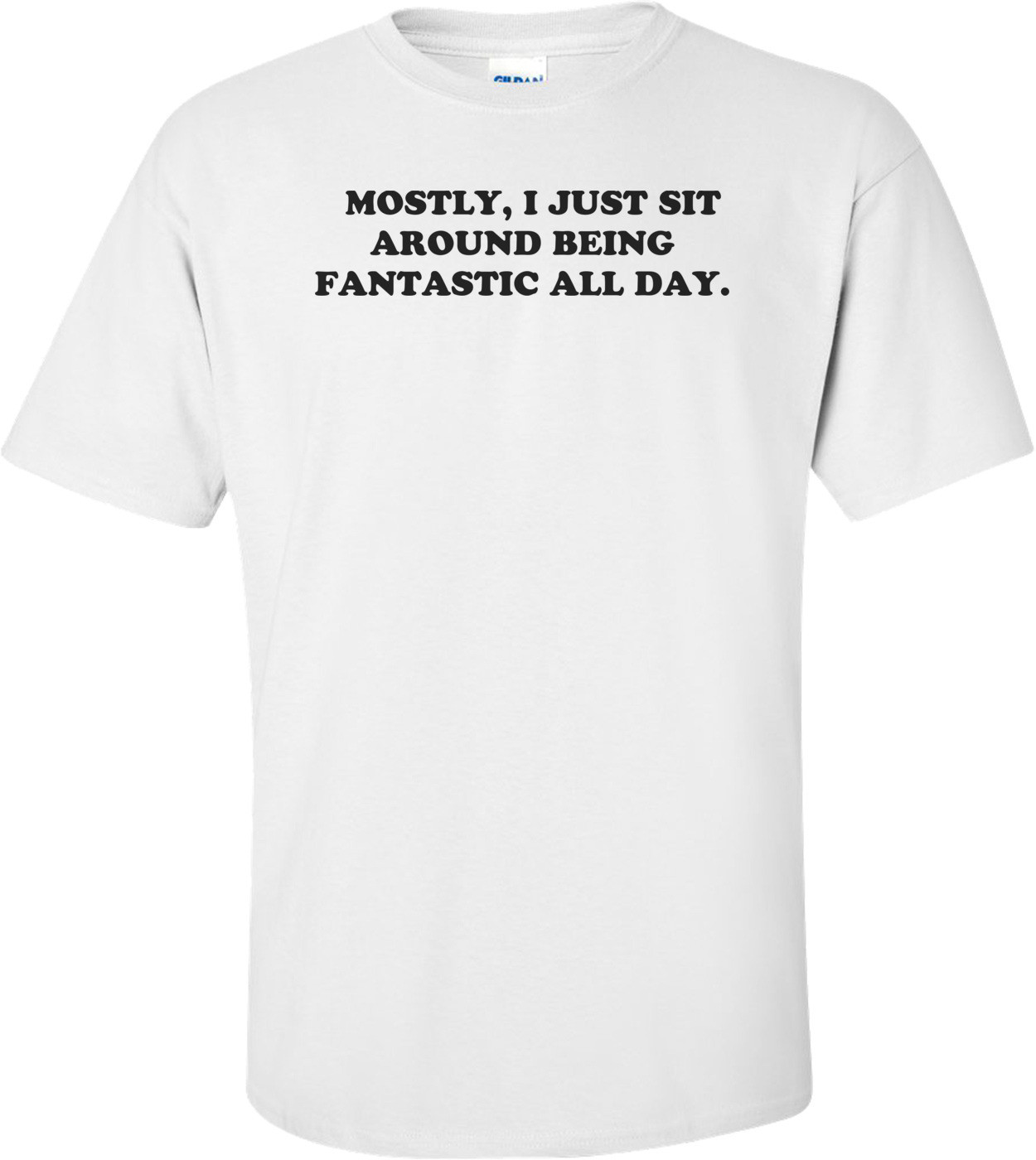   MOSTLY, I JUST SIT AROUND BEING FANTASTIC ALL DAY.