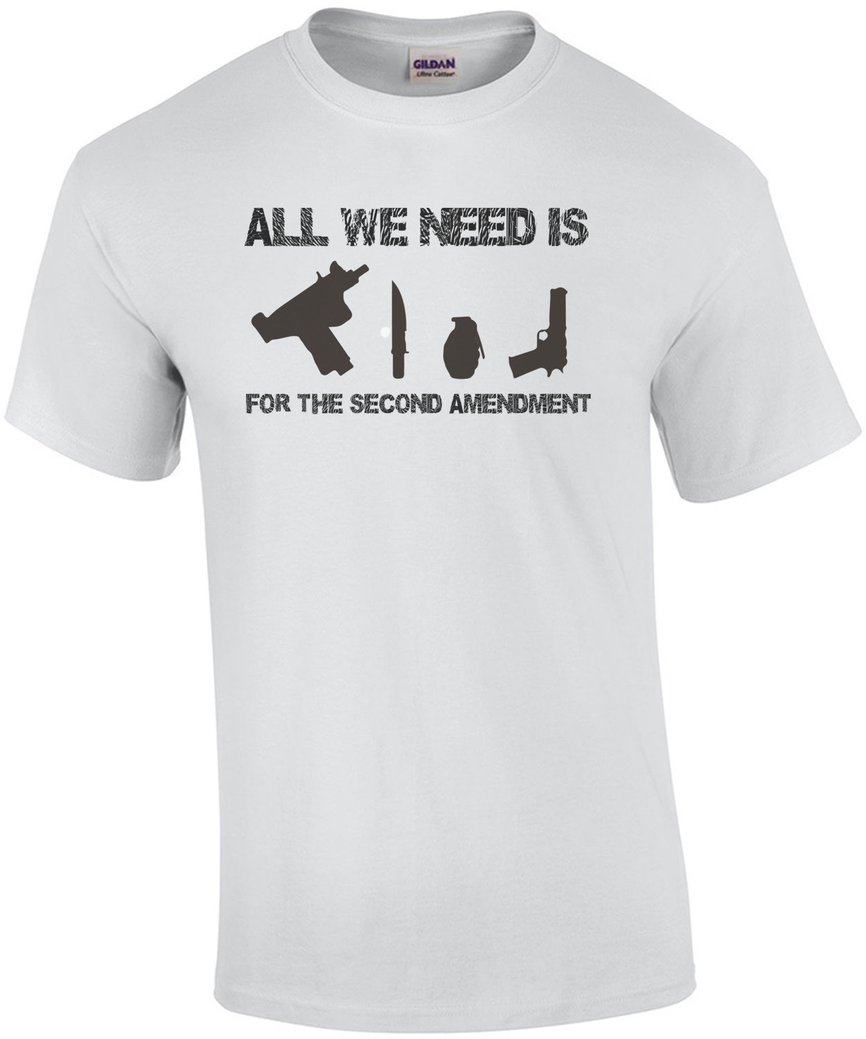 All we need is Uzi's Knives Grenades Guns For The Second Amendment - Pro Gun