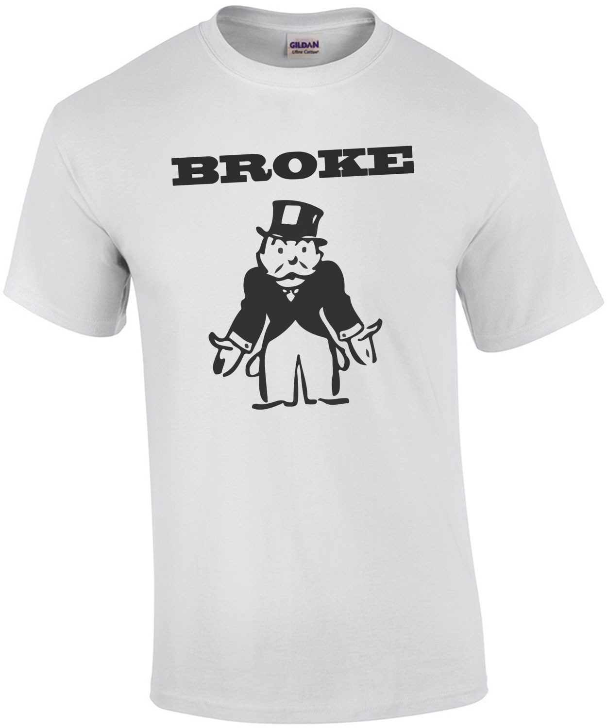 Broke! monopoly man