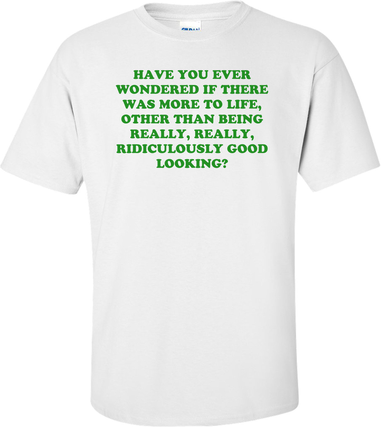 HAVE YOU EVER WONDERED IF THERE WAS MORE TO LIFE, OTHER THAN BEING REALLY, REALLY, RIDICULOUSLY GOOD LOOKING?