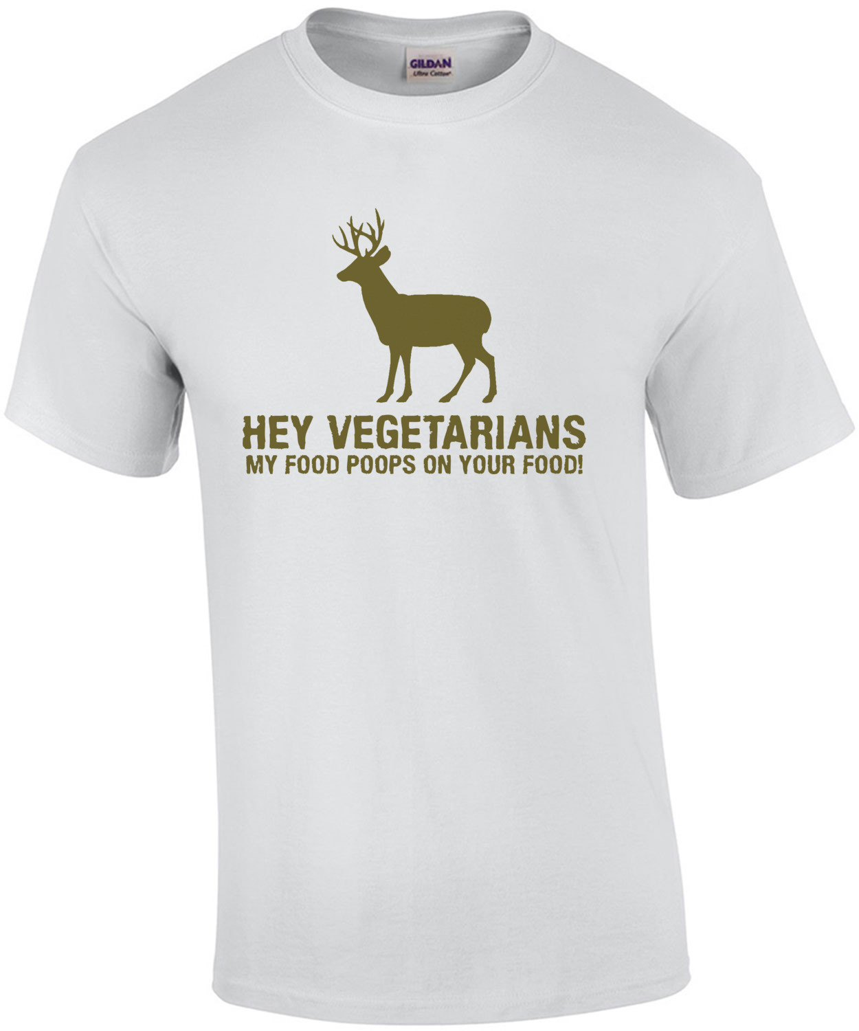 Hey Vegetarians, My Food Poops On Your Food