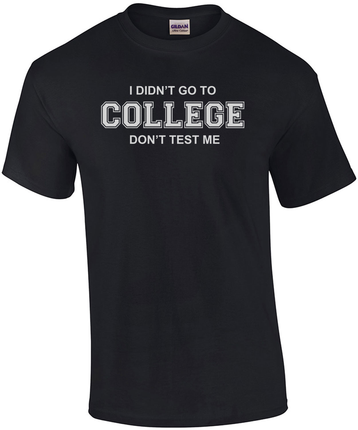I Didn't Go To College Don't Test Me