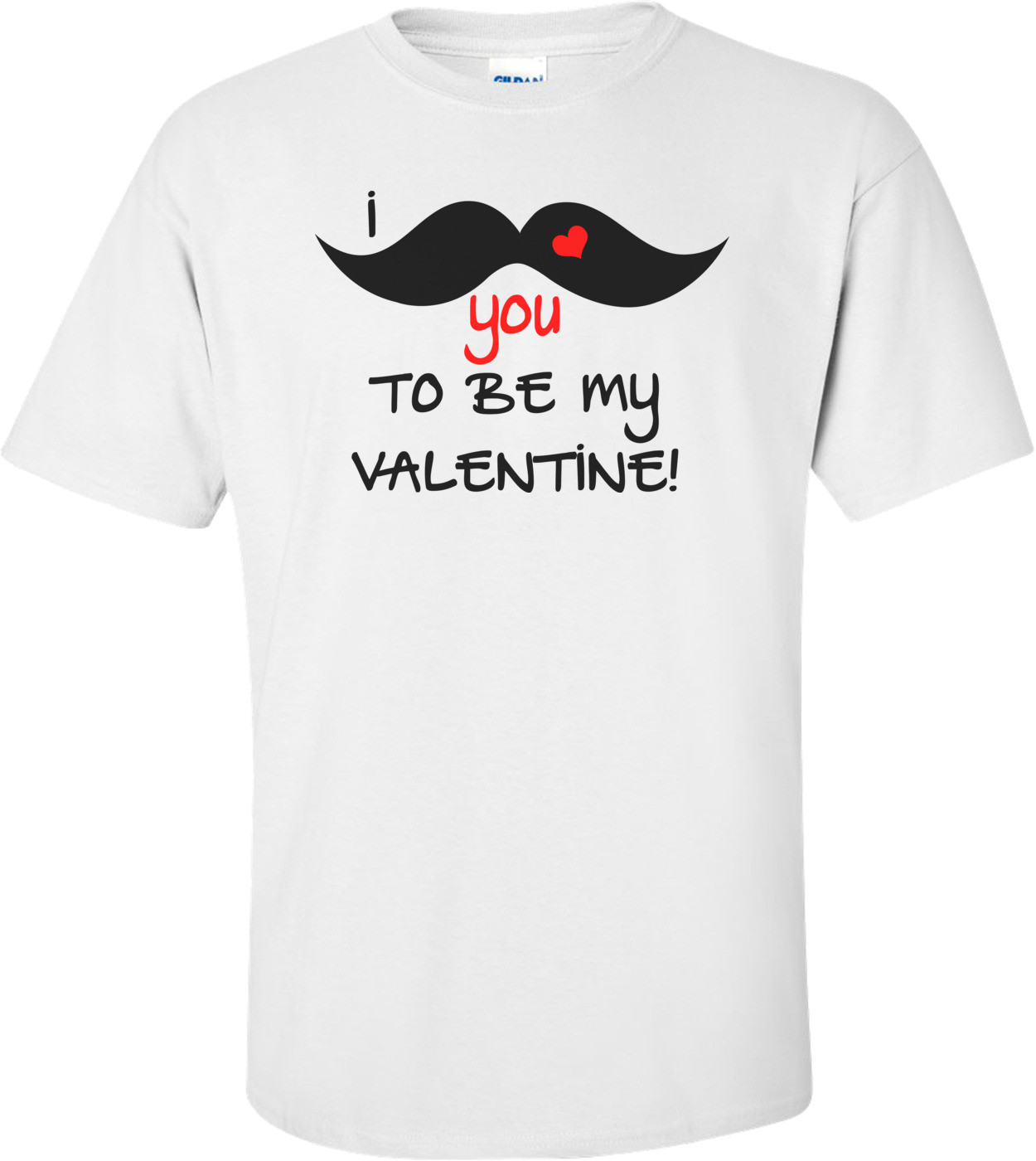 I Mustache You To Be My Valentine! Funny Valentine's Day