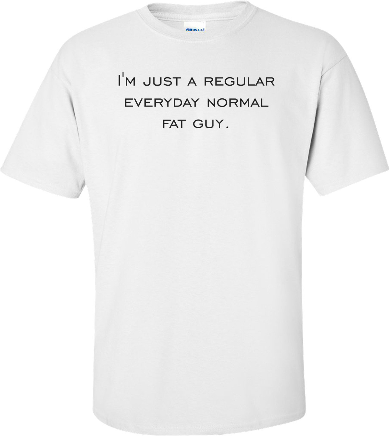 I'm just a regular everyday normal fat guy.