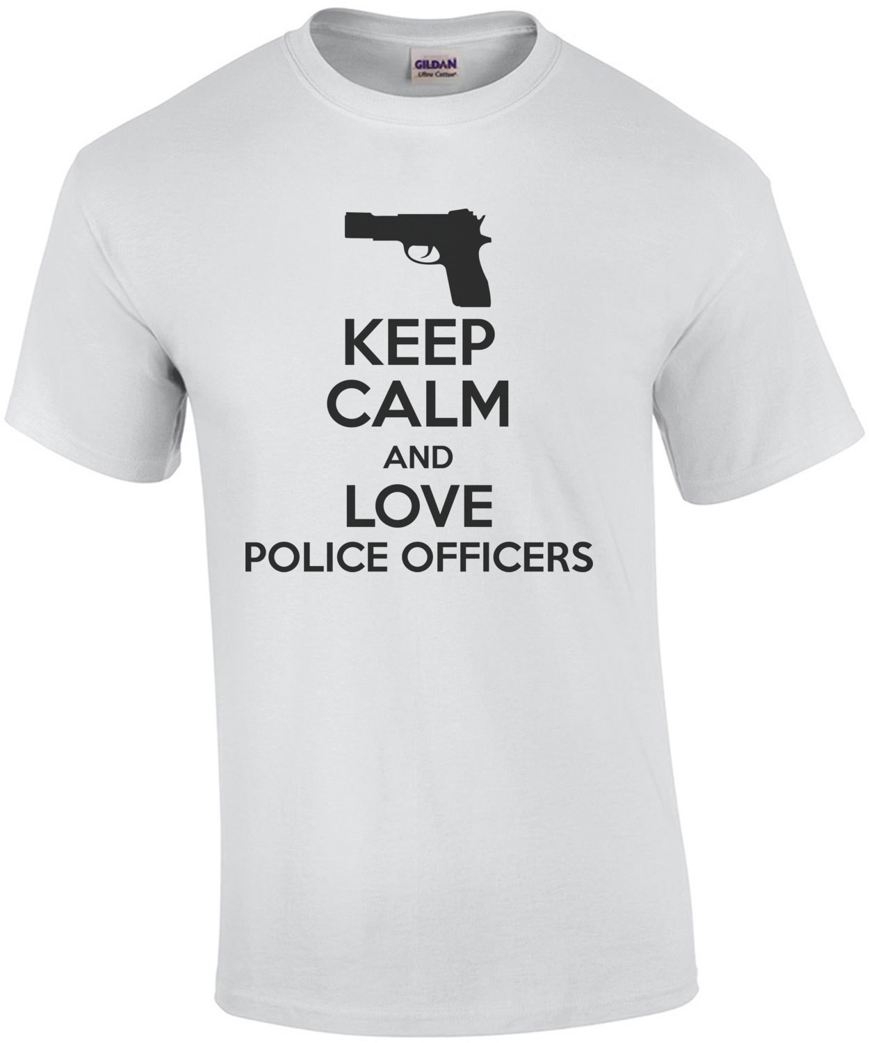 Keep calm and love police officer - pro cop