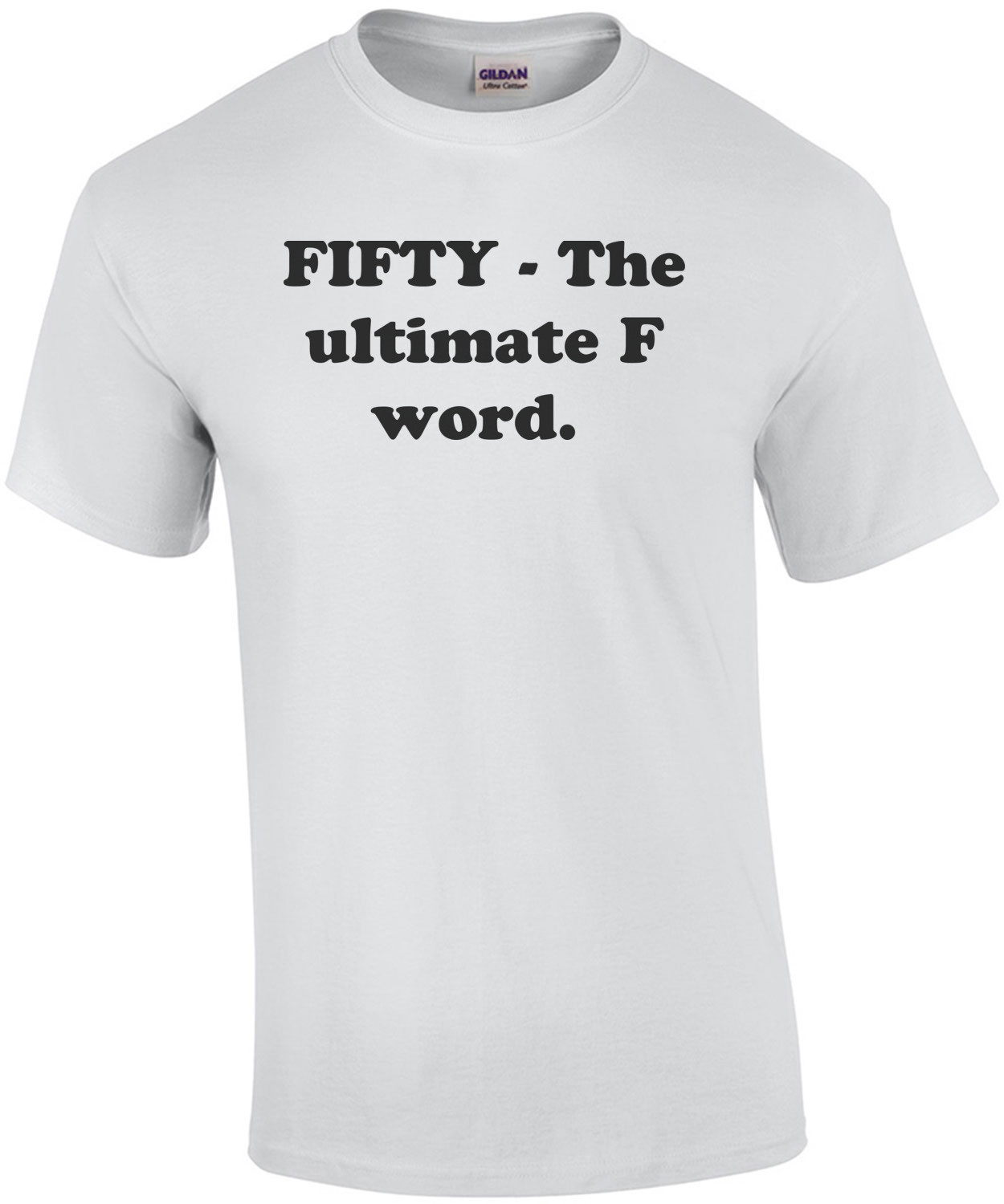 FIFTY - The ultimate F word. Fifty 50 birthday