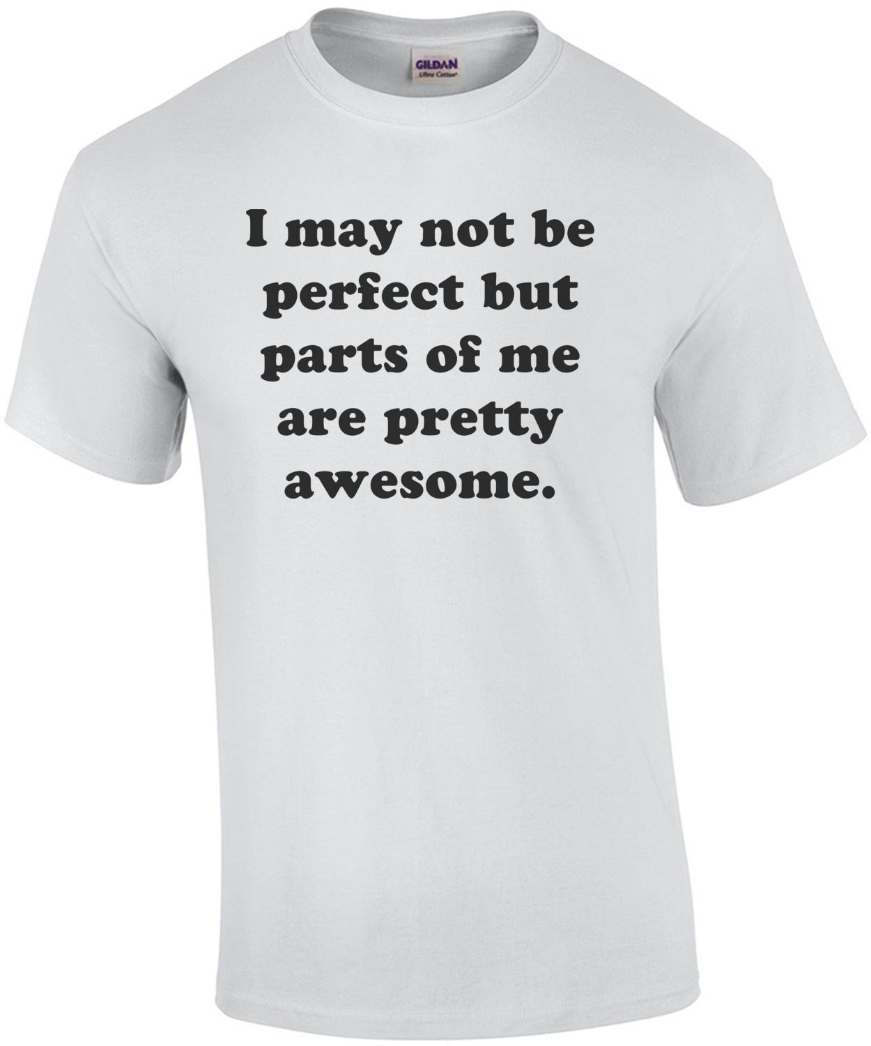 I may not be perfect but parts of me are pretty awesome.