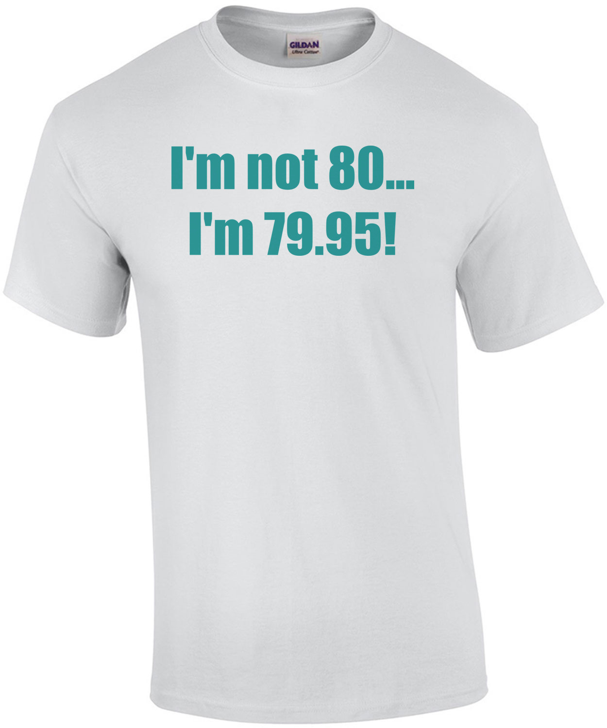 I'm not 80... I'm 79.95! 80th birthday
