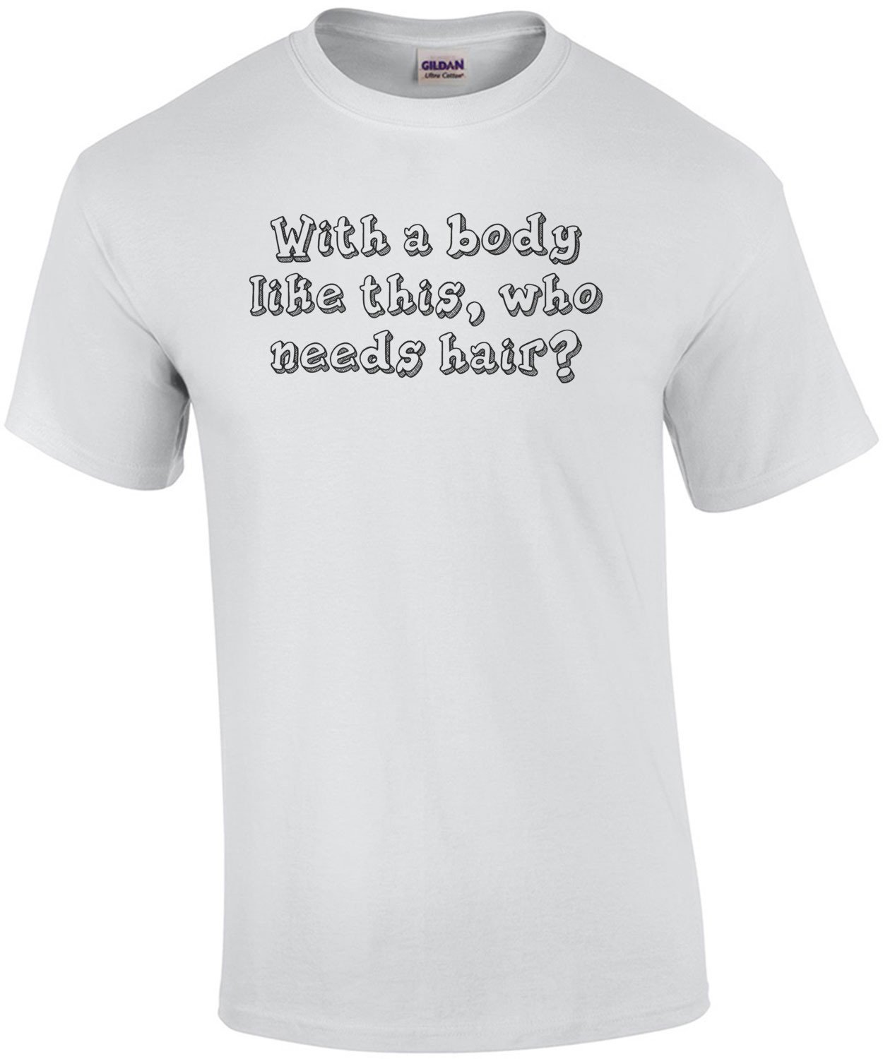 With a body like this, who needs hair?