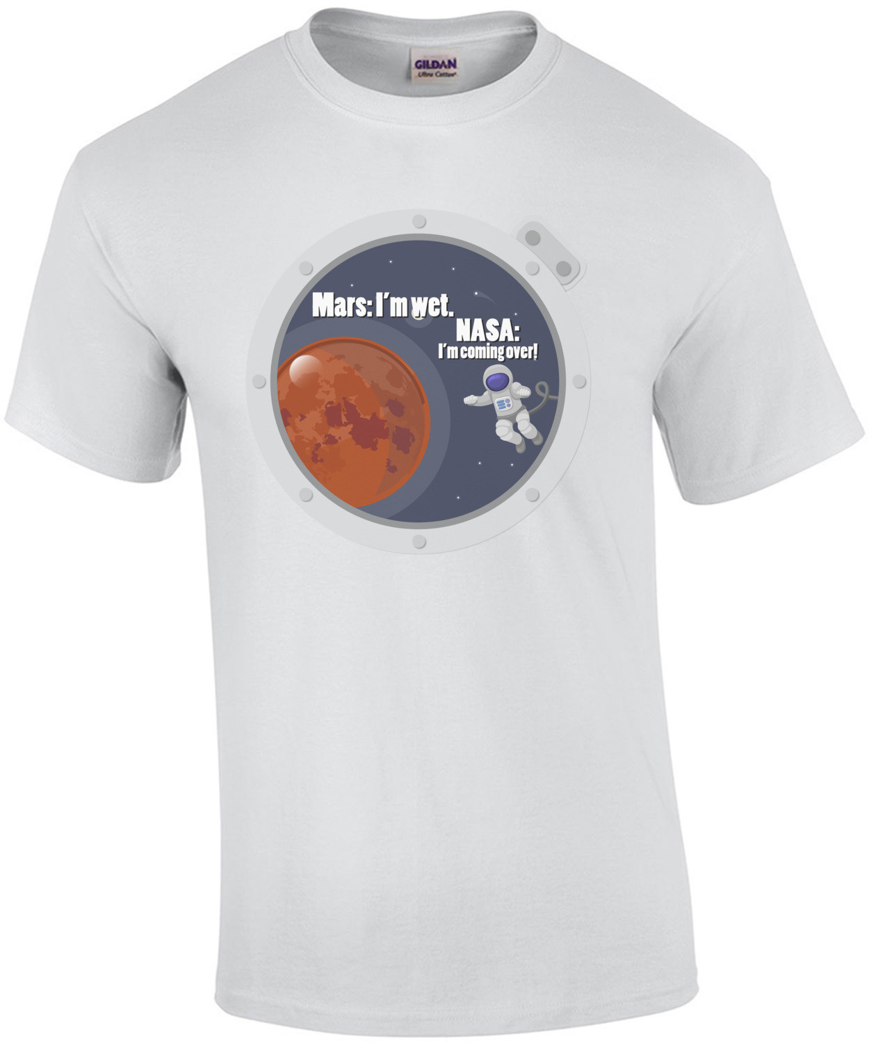 Mars: I'm wet. Nasa: I'm coming over!