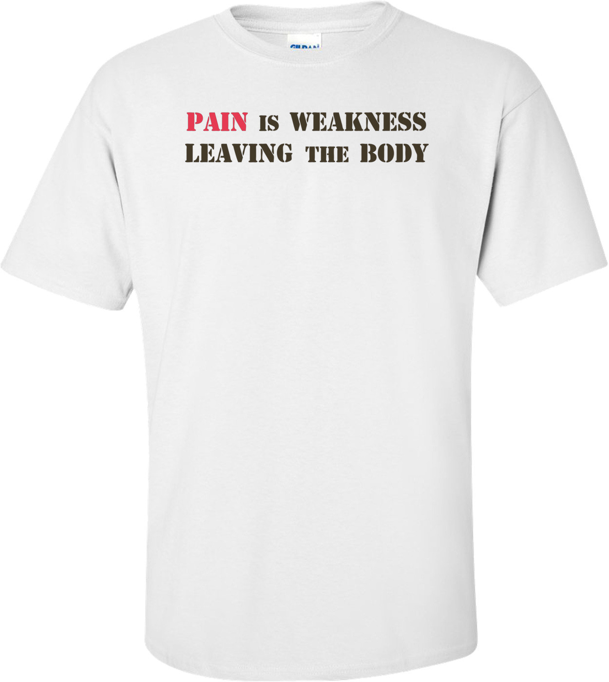 Pain Is Weakness Leaving The Body