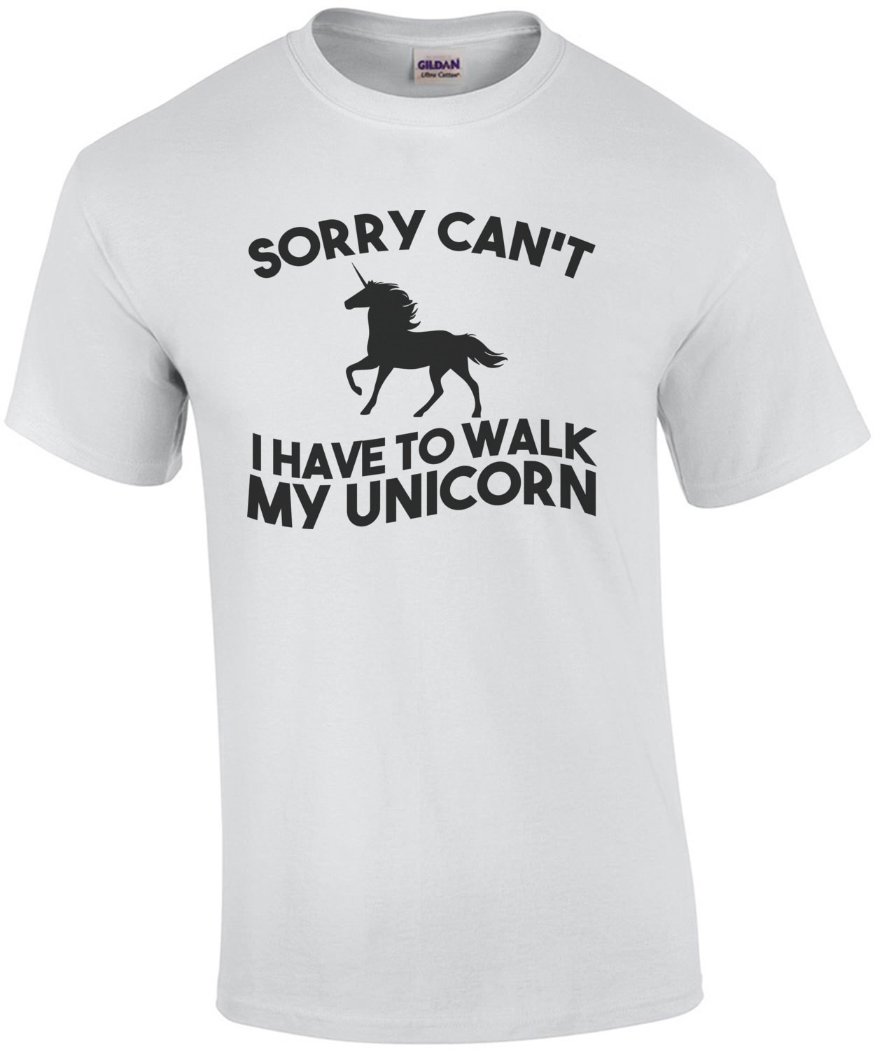 Sorry can't I have to walk my unicorn