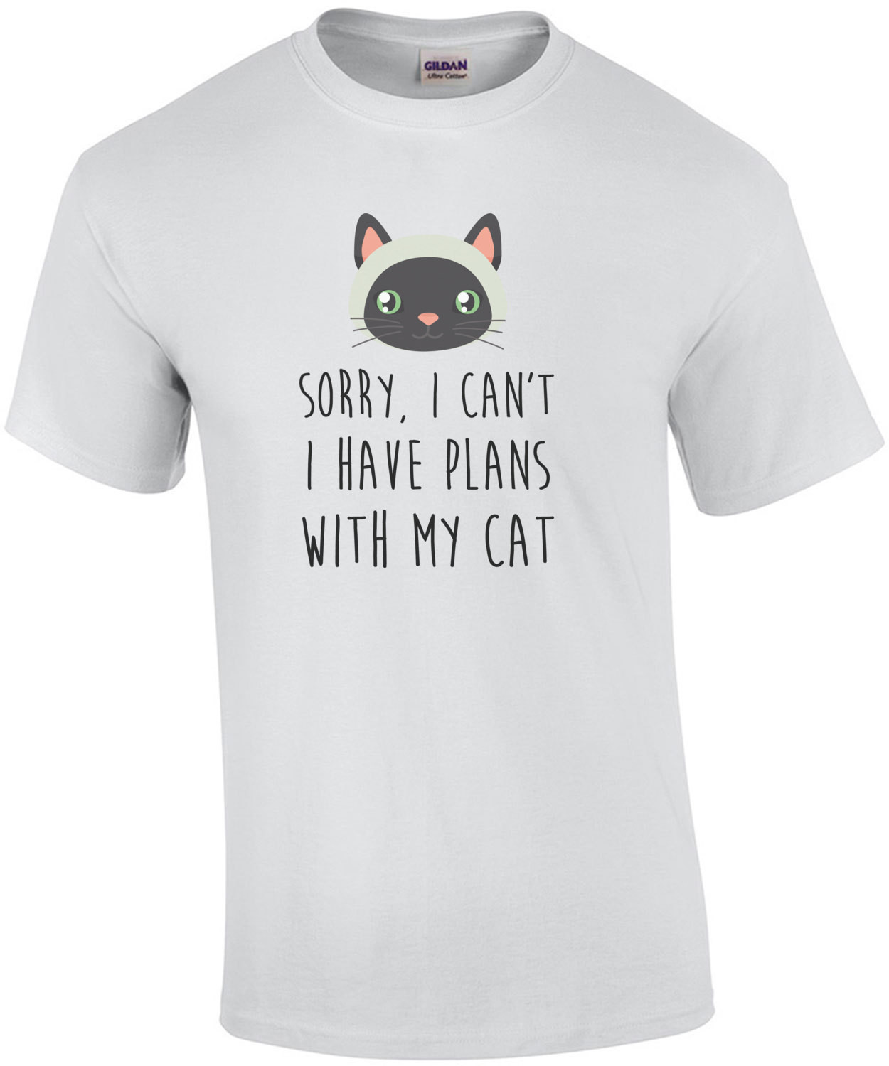 Sorry, I can't I have plans with my cat - funny cat