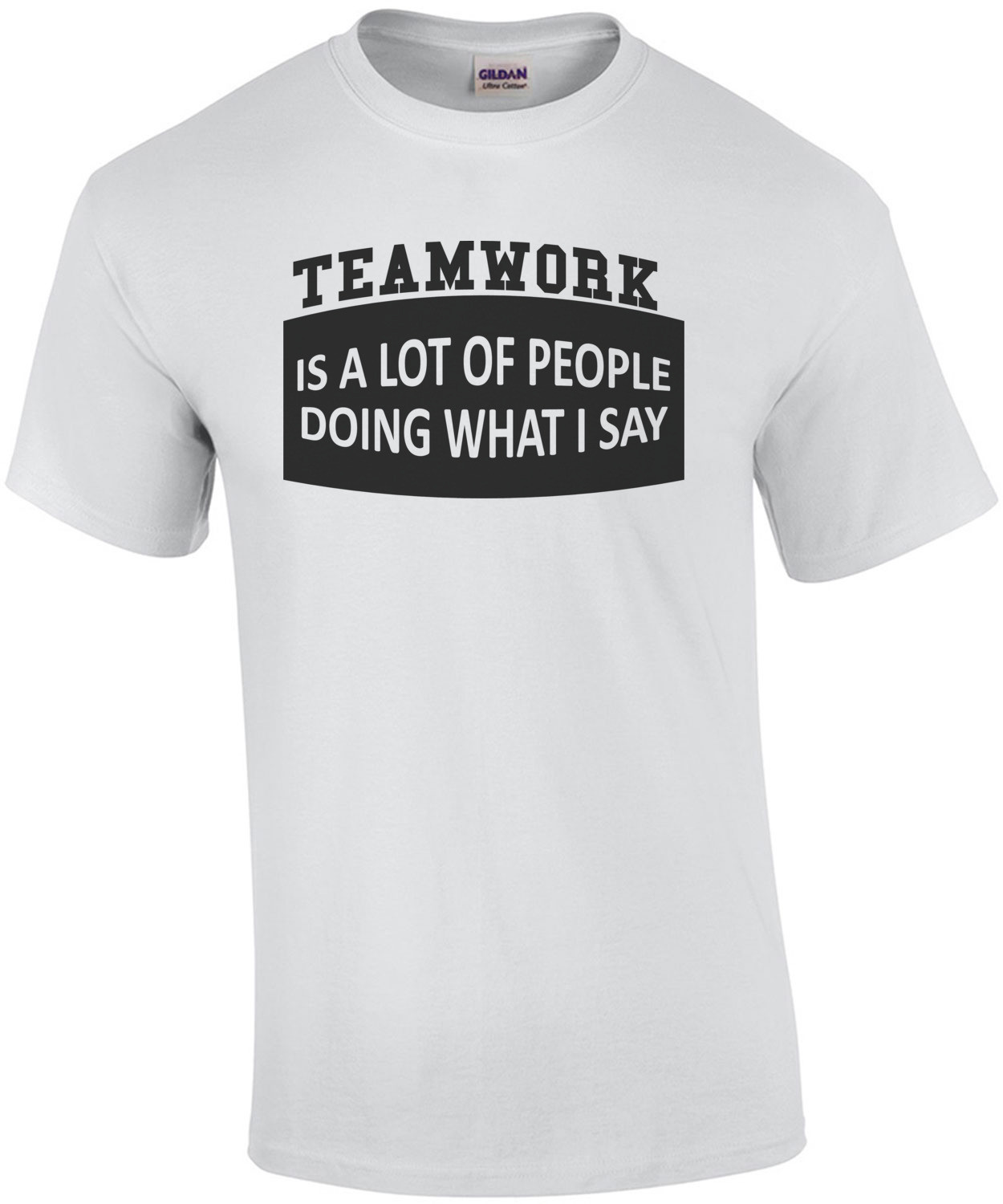 Teamwork Is a Lot Of People Doing What I Say