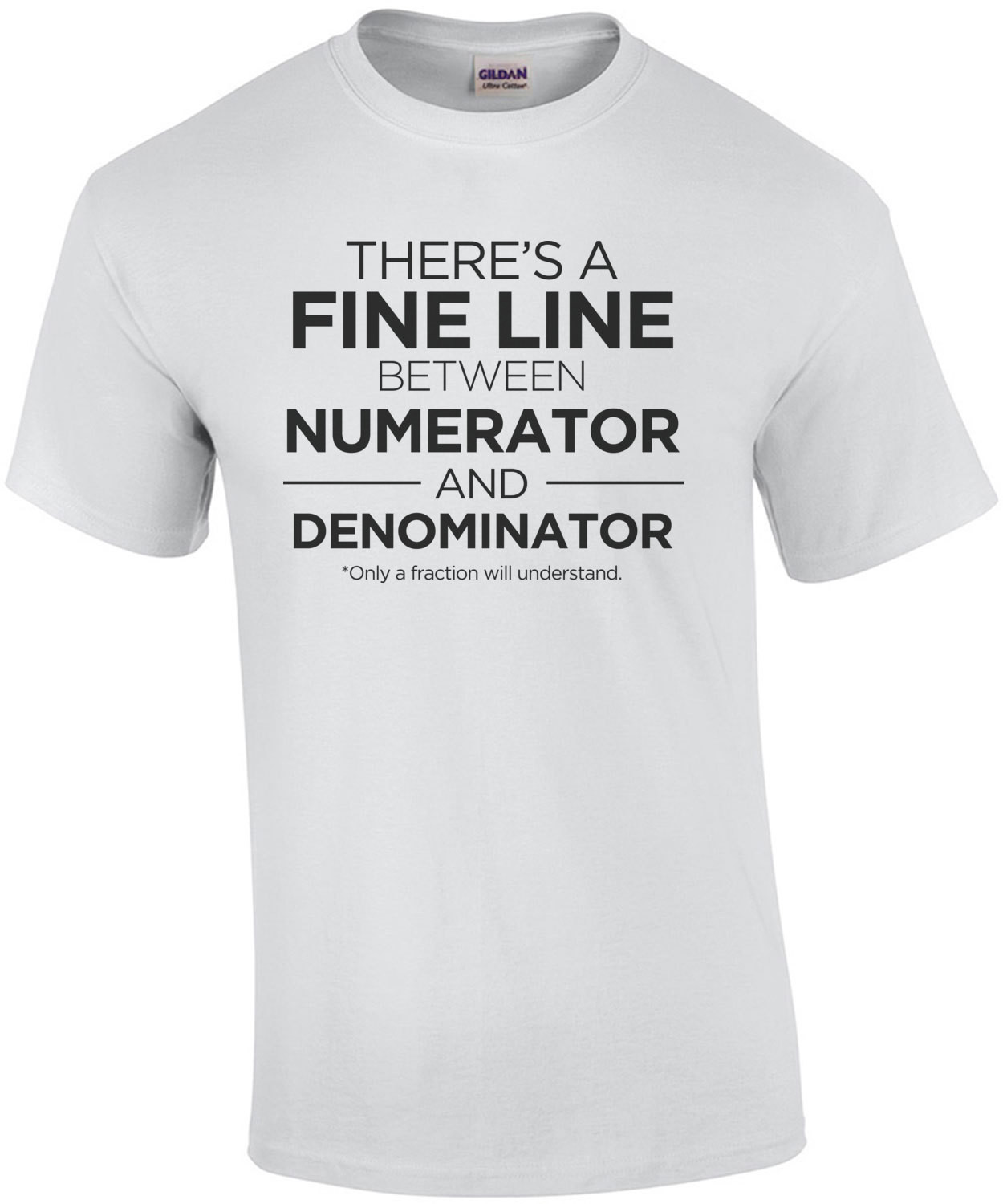 There's a fine line between numerator and denominator - funny math